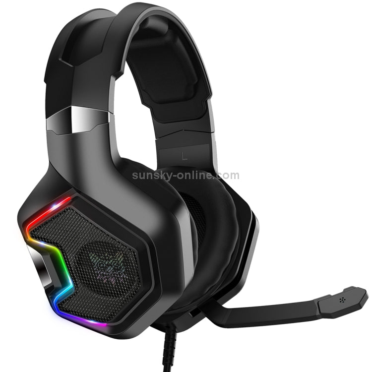 ONIKUMA K10 PRO Wired Gaming Headset - with Noise Cancellation, RGB LED Light