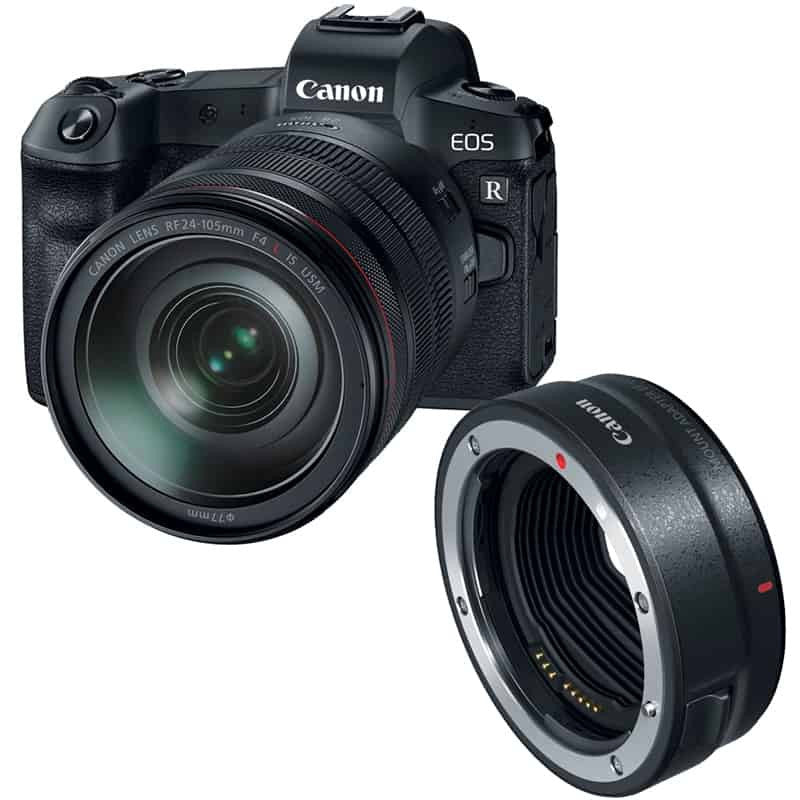 Canon EOS R Mirrorless Digital Camera with 24-105mm Lens (3075C058AA)