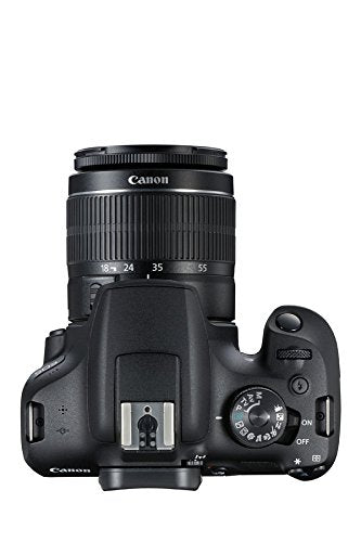 Canon EOS 2000D DSLR Camera and EF-S 18-55 mm f/3.5-5.6 IS II Lens (2728C003AA)