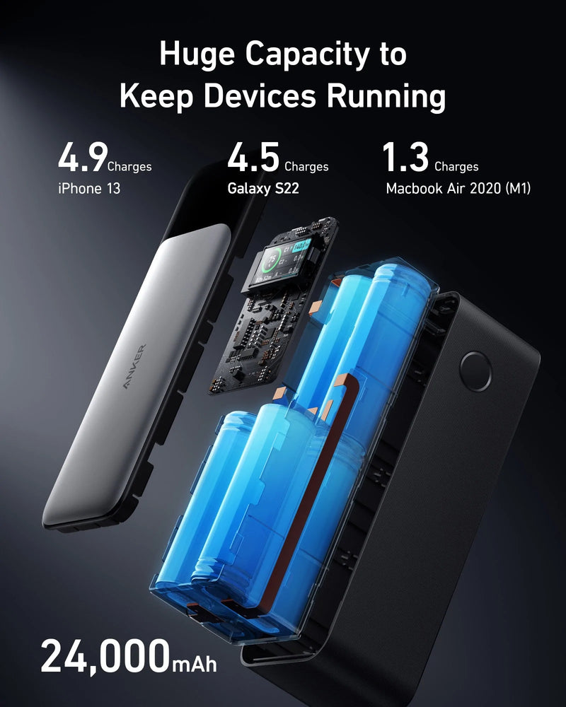 Anker 737 (PowerCore 24K) 24,000mAh Power Bank