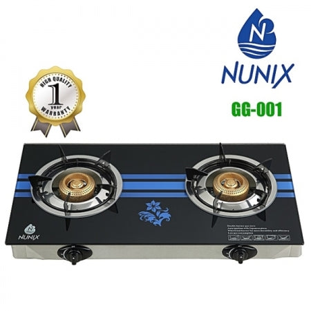 Nunix GS-001 Tampered Glass Gas Table Cooker