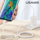 USAMS US-SJ459 U43 Type-C to Type-C 100W PD Quick Charge Data Sync Charging Cable, 1.2m(SJ459USB01)