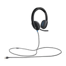 Logitech H540 USB Headset (981-000480) – HD Audio, Noise-Cancelling Microphone, Inline Controls, Plug-and-Play for PC &amp; Mac