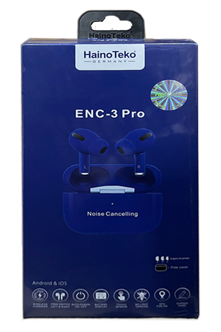 Haino Teko ENC-3 Pro Wireless Earbuds - More than 4 hours of music playback or call time