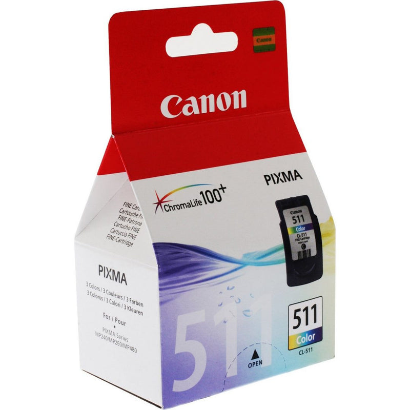 Canon CL-511 Tri-Color Ink Cartridge (2972B001AA)