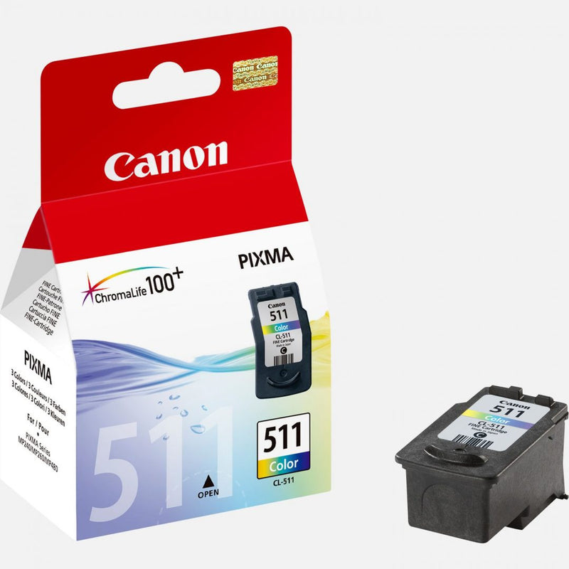 Canon CL-511 Tri-Color Ink Cartridge (2972B001AA)