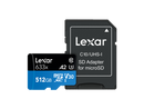 Lexar 512GB High-Performance 633x microSDHC/microSDXC UHS-I Card (LSDMI512BB633A)