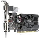 MSI Gaming GeForce GT 710 2GB GDRR3 64-bit HDCP Support DirectX 12 OpenGL 4.5 Single Fan Low Profile Graphics Card (GT 710 2GD3 LP)