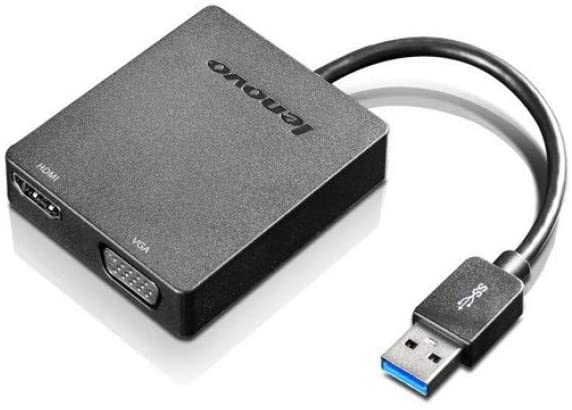 Lenovo USB 3.0 to VGA/HDMI Adapter (4X90H20061)