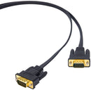 DTECH 65ft Extra Long VGA to VGA Cable (B01ASTWN48)15 Pin Male to Male Flat SVGA Cord for Computer to Monitor Full HD Video 15 Meter, Black)