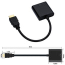 Priefy HDMI to Vga Converter Adapter (B07S3GSZP9)1080P with 3.5 mm Audio HD Video Cable Adapter for PC Desktops Laptops Power