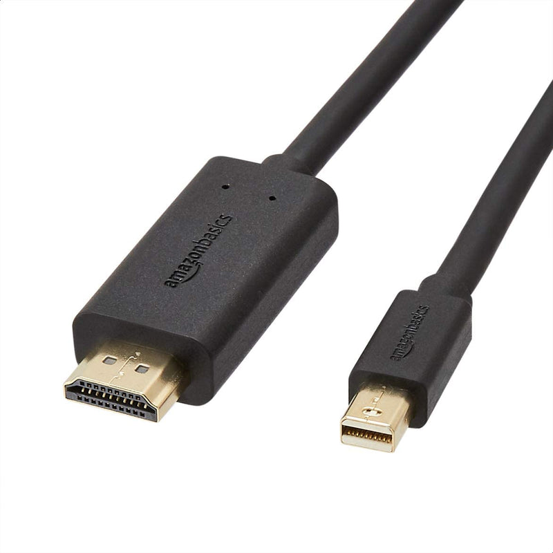 Amazon Basics AZDPHD06 - Mini DisplayPort to HDMI Cable (6ft) ‎B0134V3KIA