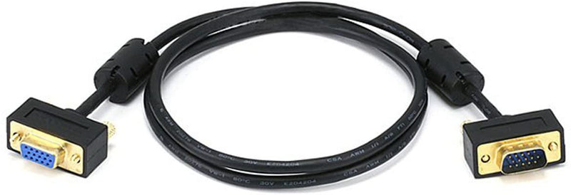 Monoprice 3ft Ultra Slim SVGA Super VGA 30/32AWG M/F Monitor Cable (B004C4U08W)