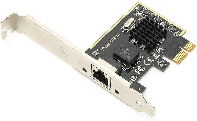Lightwave PCI-E Network Card (B08CXNGS8C) for Intel RTL8125,Network Card Desktop Computer Accessory Wired Port PCIE to Gigabit 2.5G 2500M for Half-Duplex, for Windows XP/Win7/8/8/1/10