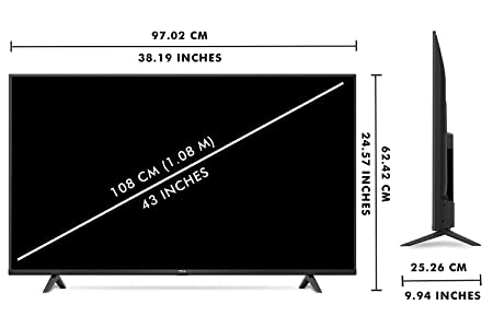 TCL 40 Inch Android 4K/UHD LED TV  (43P615)
