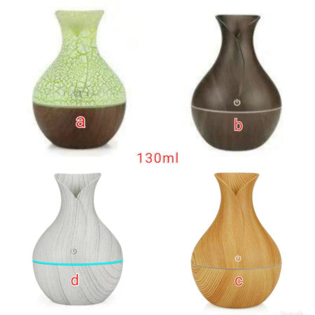 Ultrasonic Aroma Humidifier - Capacity 130ml, Noiseless