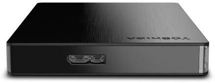 Toshiba Canvio 500 GB Slim Portable External Hard Drive - HDTD105XK3D1