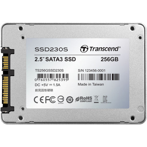 Transcend 256GB SATA III 6Gb/s SSD230S 2.5 inch Internal Solid State Drive - SSD-  TS256GSSD230S