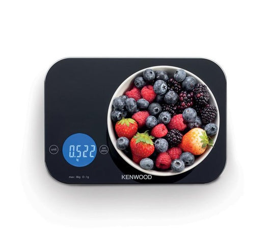 Kenwood WEP50.000BK Kitchen Scale - 5g to 8kg Wide Range for Small & Large Portions
