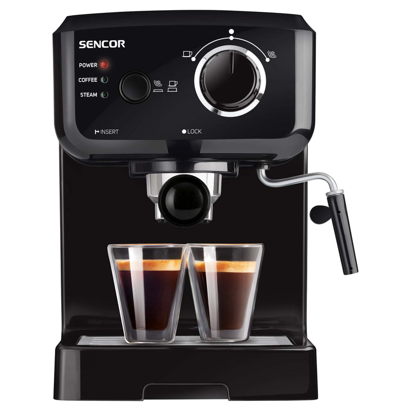 Sencor SES 1710BK Espresso Machine Coffee Maker  - 1140W, 4kg, 1.5L 15 Bar