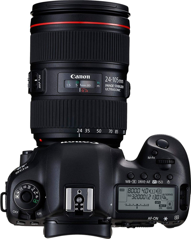 Canon EOS 5D Mark IV DSLR Camera with 24-105mm f/4L II Lens Camera