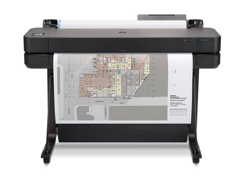 HP DesignJet T630 Large Format Wireless Plotter Printer - 36", with convenient 1-Click Printing (5HB11A)