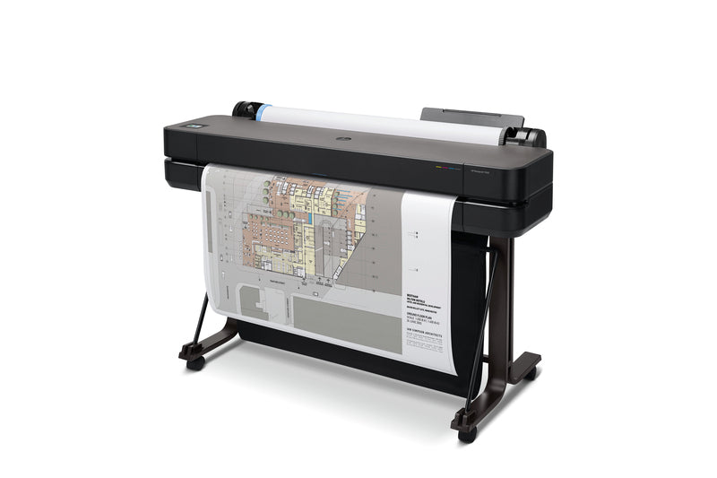 HP DesignJet T630 Large Format Wireless Plotter Printer - 36", with convenient 1-Click Printing (5HB11A)