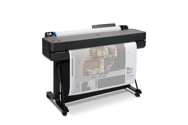 HP DesignJet T630 Large Format Wireless Plotter Printer - 36", with convenient 1-Click Printing (5HB11A)