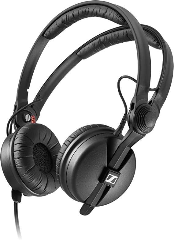 Sennheiser Professional HD 25 On-Ear DJ Headphones - High sensitivity due to lightweight aluminium voice coils