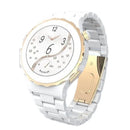 Haino Teko Germany RW-15 Ceramic Smart Watch - Heart Rate Sensor, Wireless charger,  Step Counter,Sleep Monitor 
