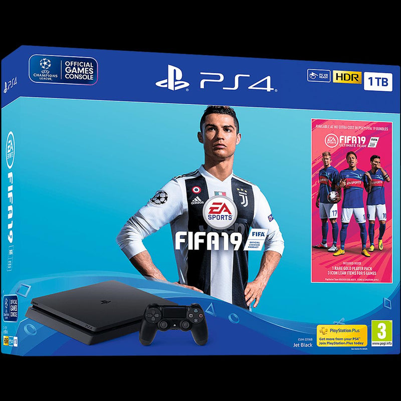 Sony PS4 Slim 500GB plus Fifa 19 bundle - Main Image