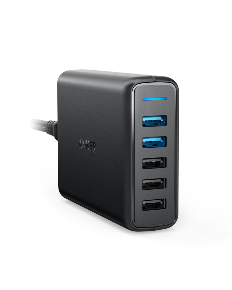 Anker (A2054L11) PowerPort 5 with Dual Quick Charge 3.0