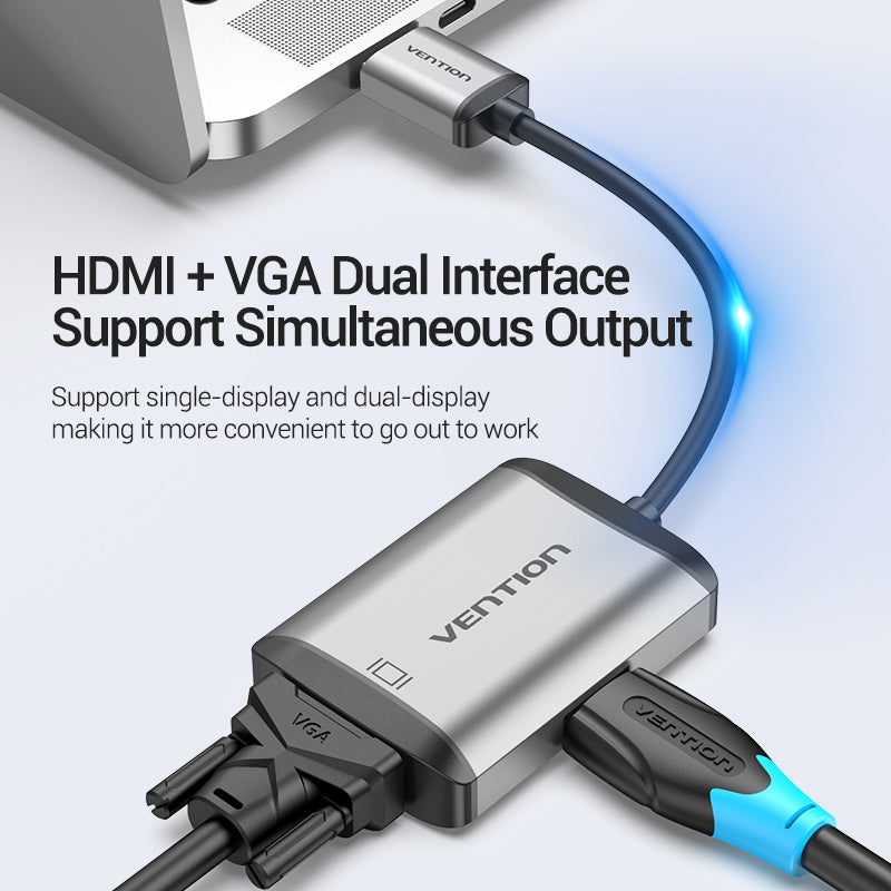 Vention HDMI TO HDMI+VGA Converter (VEN-AFVHB)