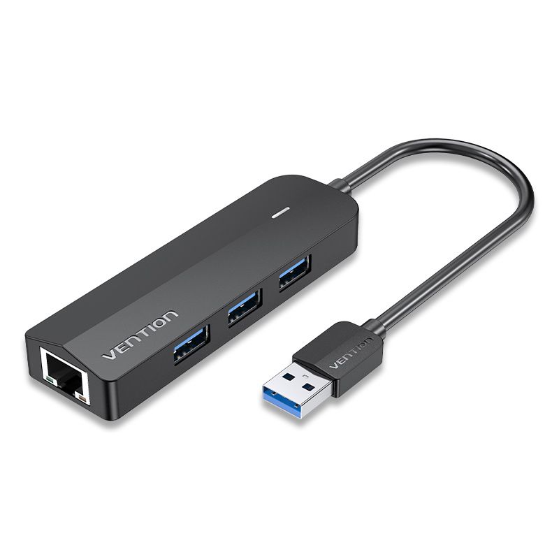 Vention USB 3.0 To usb 3.0 Hub with Gigabit Ethernet Adapter (VEN-CHNBB)
