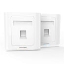 Vention 2 Port Keystone RJ-45 Jack Wall Plate (VEN-IFBW0)