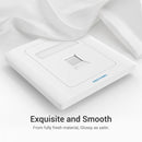 Vention 2 Port Keystone RJ-45 Jack Wall Plate (VEN-IFBW0)