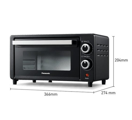 Panasonic NT-H900KTZ 9-Litres  Oven Toaster - 1000W, Upper & Lower heaters, 70–230°C wide temperature control