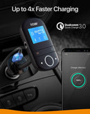 Anker ROAV SmartCharge F3 Wireless Bluetooth 4.2 FM Transmitter for Car (R5132Z11)