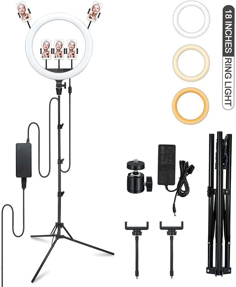 Godox LR150 18" LED Ring Light with 78'' Extendable Tripod Stand (LR150B)