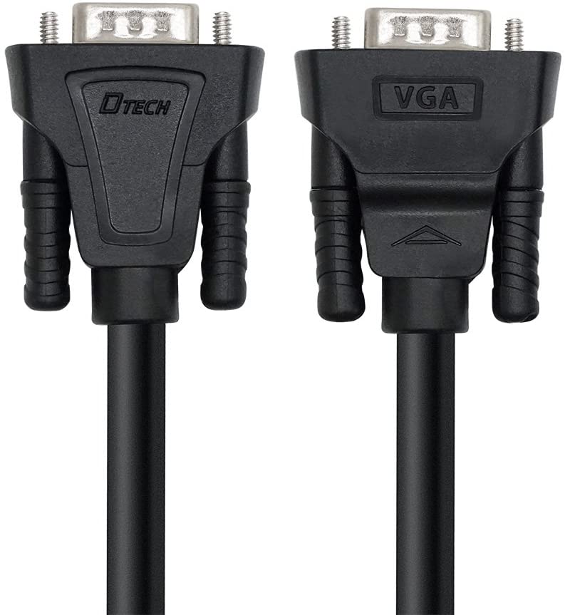 DTECH 5 Feet VGA to VGA Cable (B06XWD1WZC) for Computer Monitor Projector 1080p High Resolution (1.5m)