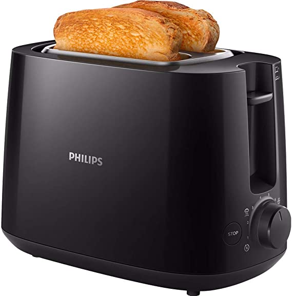 Philips HD2581 Daily Collection Toaster  - 2 wide slots, 4in1 functions (reheat/defrost/cancel/7 browning levels).