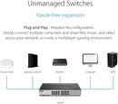 D-Link Fast Ethernet Switch, 24 Port Gigabit Unmanaged Fanless Network Hub Desktop or Rack Mountable (DGS-1024D)