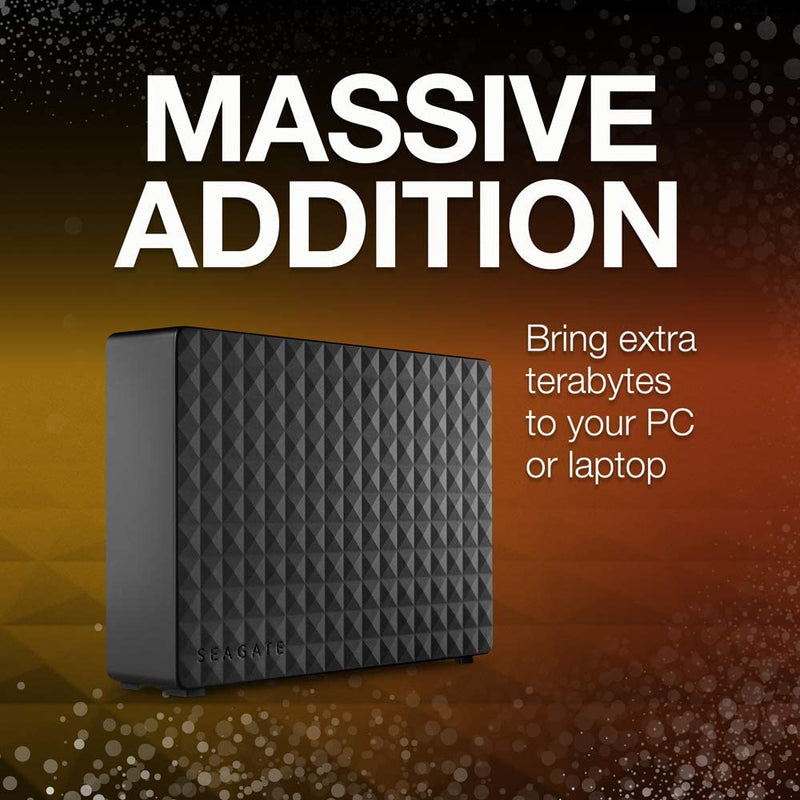 Seagate Expansion Desktop 10TB External Hard Drive HDD - USB 3.0 for PC Laptop (B07NPMMZ8C)