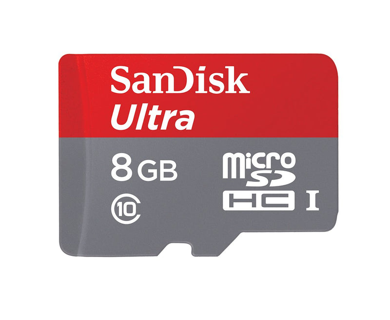 Sandisk 8GB Ultra MicroSDHC card with Adapter for phone