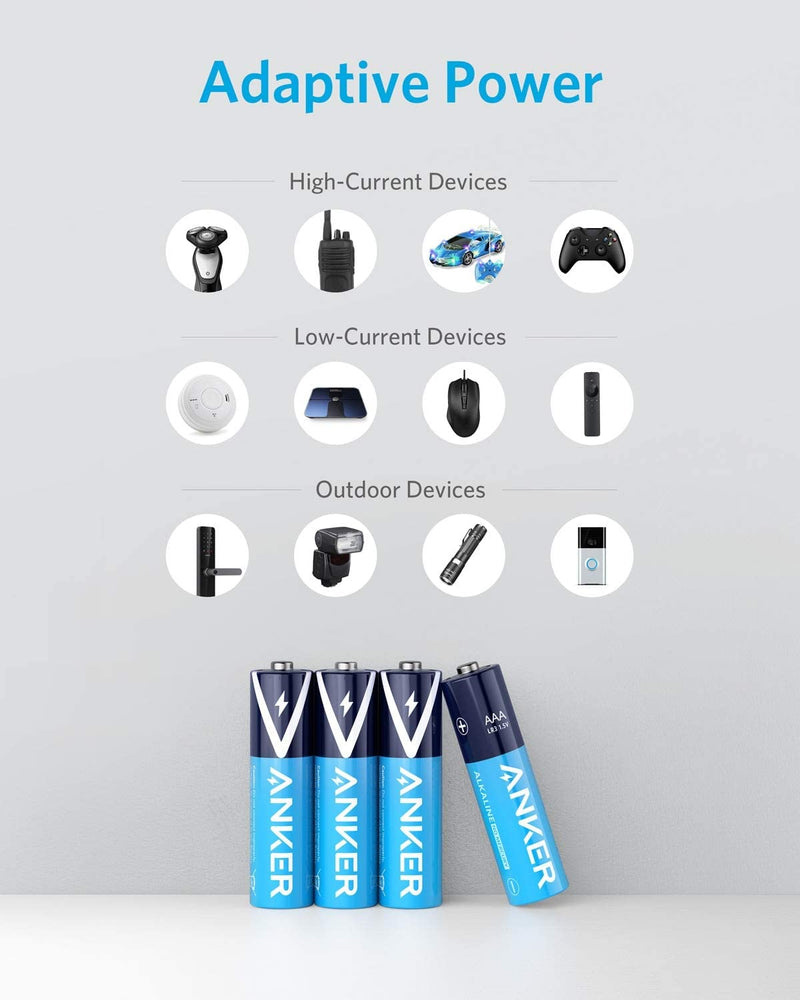 Anker AA Alkaline Batteries 24 pack (B1810H12)