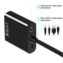 Priefy HDMI to Vga Converter Adapter (B07S3GSZP9)1080P with 3.5 mm Audio HD Video Cable Adapter for PC Desktops Laptops Power