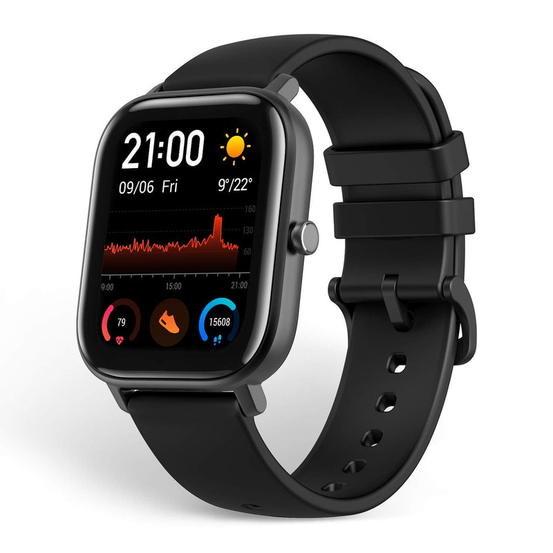 Amazfit GTS Smart Watch (Obsidian Black) B07XLMY2HW
