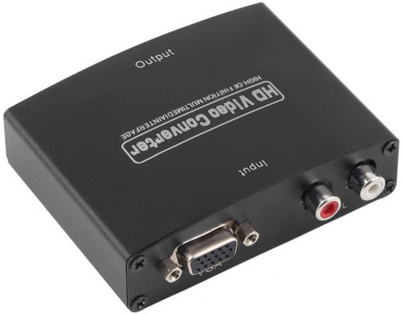 VGA to HDMI HD R / L Adapter Audio and Video to HDMI Converter(B01M7QRT6D) Adapter Box for Laptop PC VGA to HDTV Projector