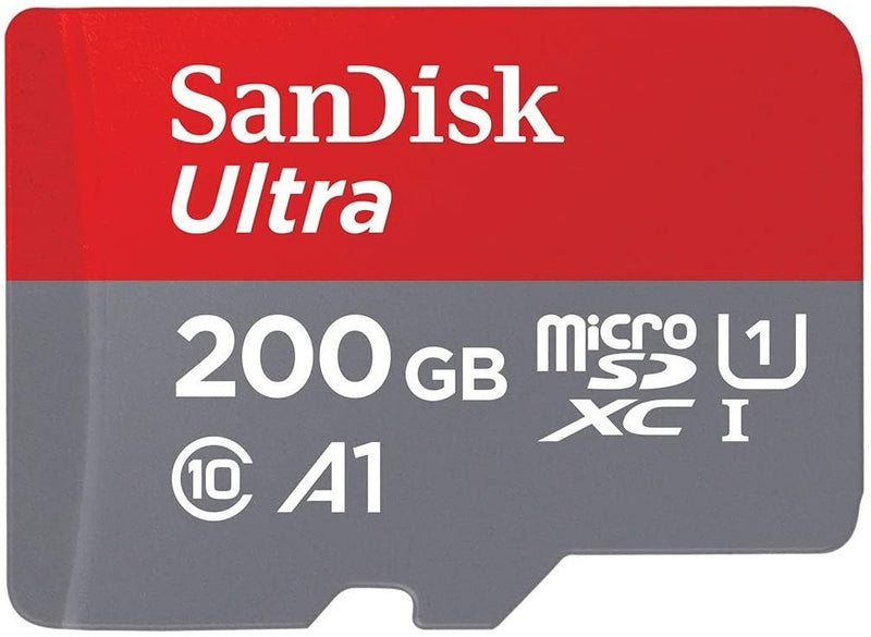 SanDisk 200GB Micro SDXC Ultra Memory Card Class 10 UHS-1 (SDSQUAR-200G-GN6MN)