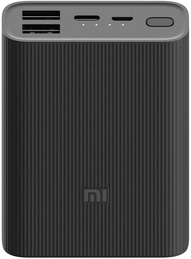 Xiaomi 10000mAh Mi Power Bank Ultra Compact, Portable Charger Power Bank with USB-C Two-Way Fast Charging